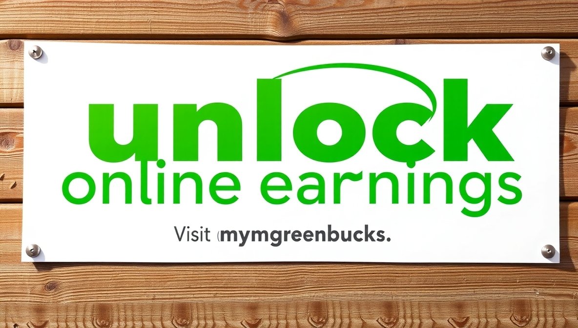 unlock online earnings mygreenbucks